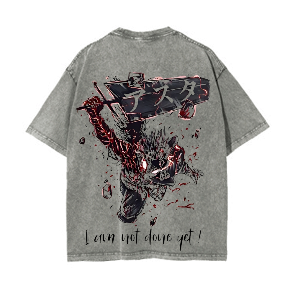 Asta Vintage Graphic T-Shirt | Black Clover
