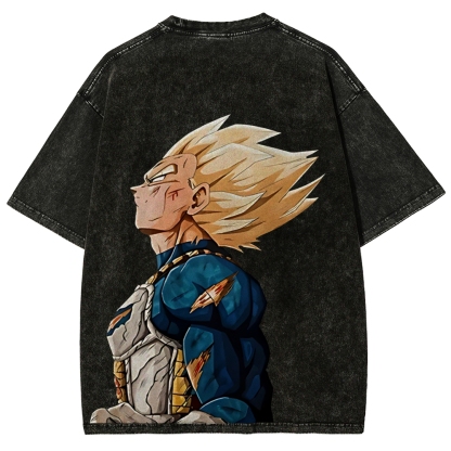 Dragon Ball Z Printed Unisex Washed T-Shirt