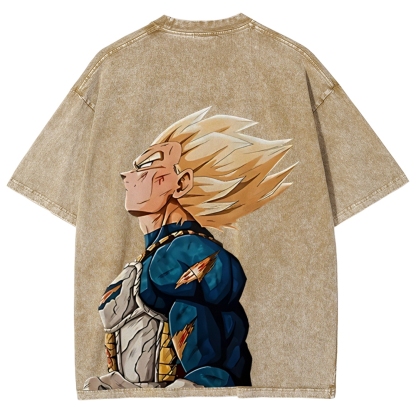 Dragon Ball Z Printed Unisex Washed T-Shirt