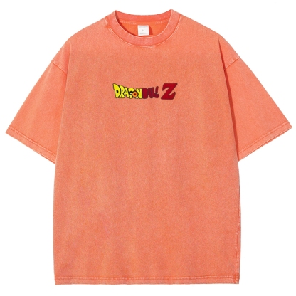 Dragon Ball Z Printed Unisex Washed T-Shirt