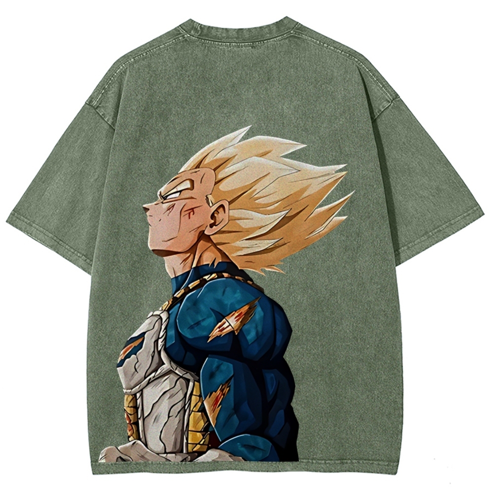 Dragon Ball Z Printed Unisex Washed T-Shirt