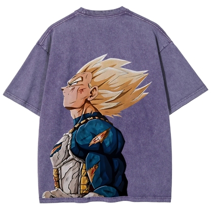 Dragon Ball Z Printed Unisex Washed T-Shirt