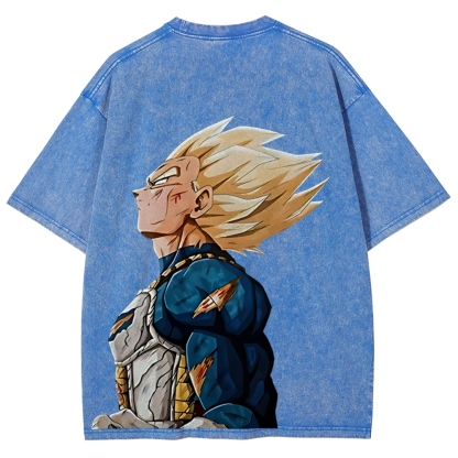 Dragon Ball Z Printed Unisex Washed T-Shirt