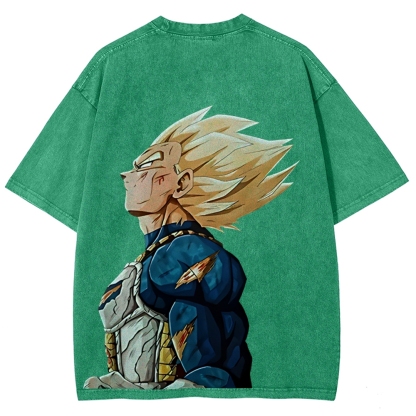 Dragon Ball Z Printed Unisex Washed T-Shirt
