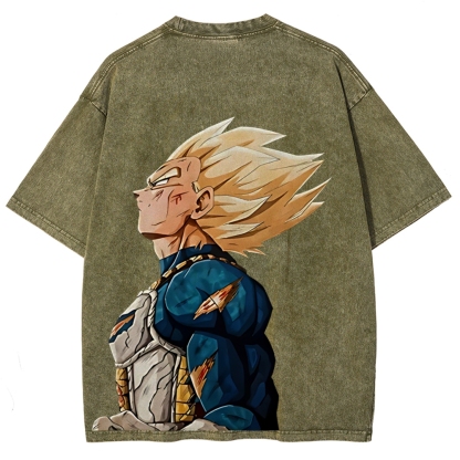 Dragon Ball Z Printed Unisex Washed T-Shirt