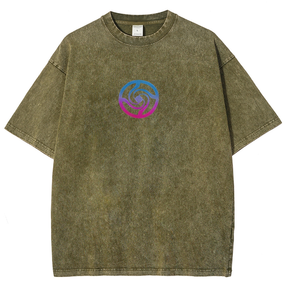 Jujutsu Kaisen Printed Unisex Washed T-Shirt