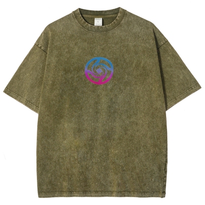 Jujutsu Kaisen Printed Unisex Washed T-Shirt