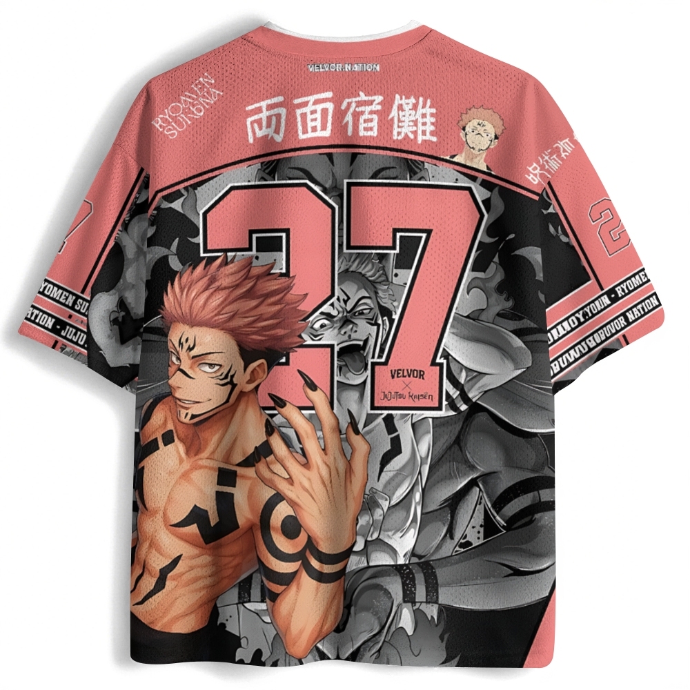 Jujutsu Kaisen Anime Mesh Jersey Shirts 