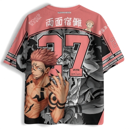 Jujutsu Kaisen Anime Mesh Jersey Shirts 
