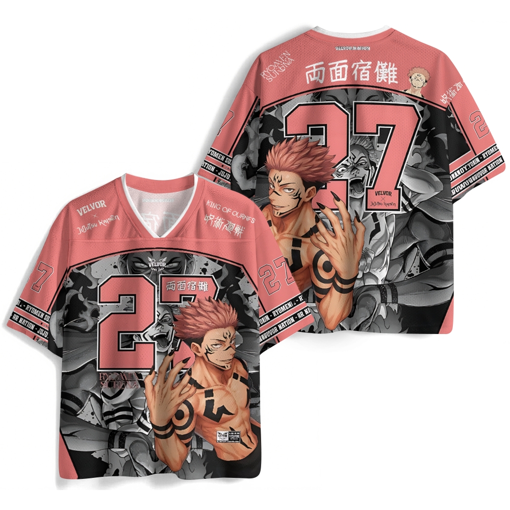 Jujutsu Kaisen Anime Mesh Jersey Shirts 
