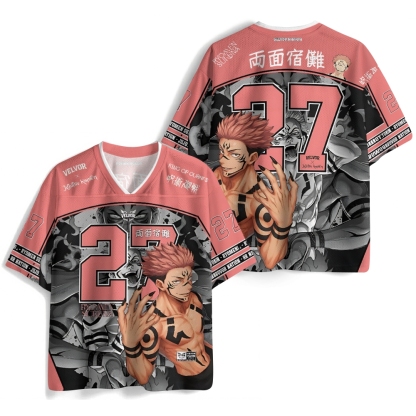 Jujutsu Kaisen Anime Mesh Jersey Shirts 