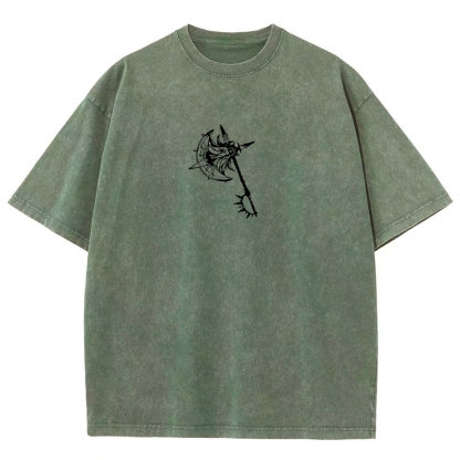 Seven Deadly Sins Escanor Printed Unisex Washed T-Shirt