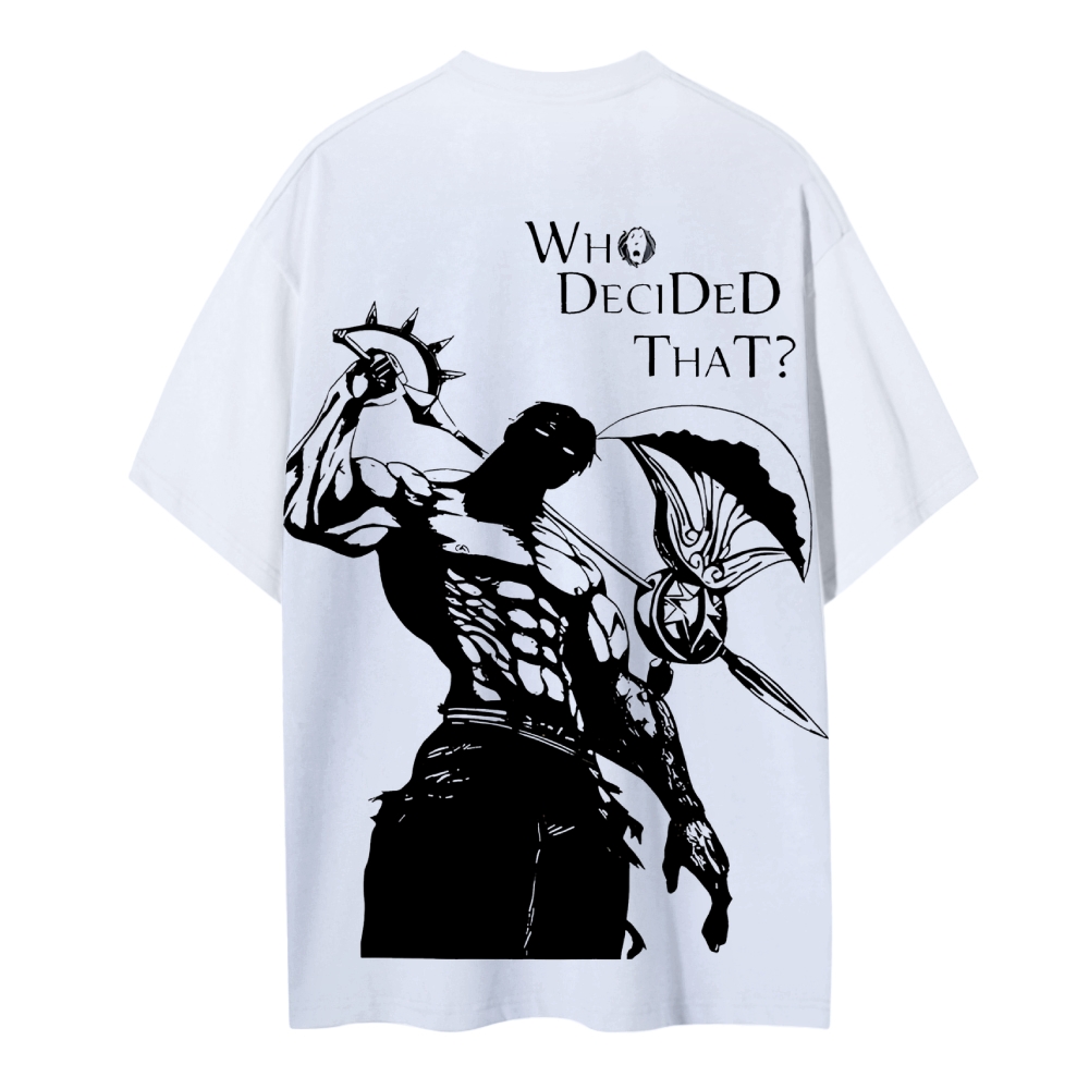 Seven Deadly Sins Escanor Printed Unisex Cotton T-Shirt