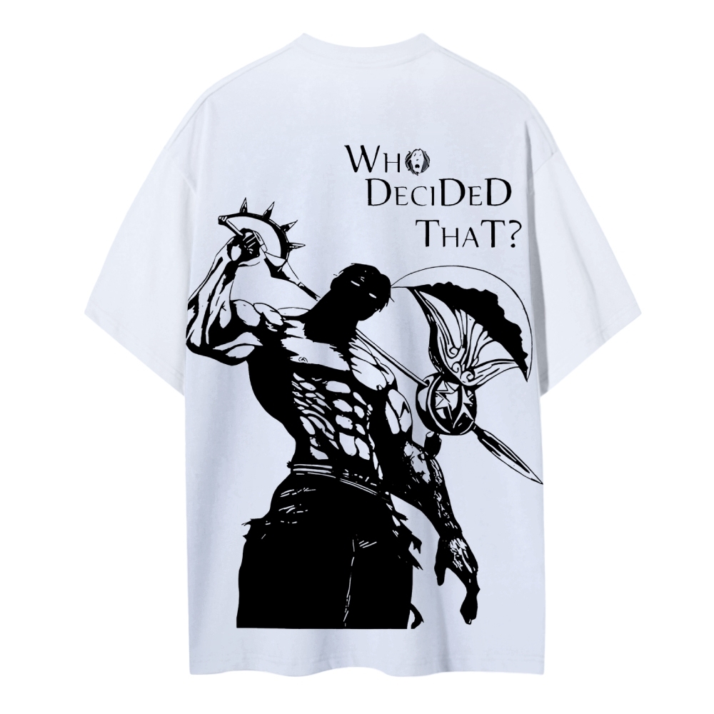 Seven Deadly Sins Escanor Printed Unisex Cotton T-Shirt