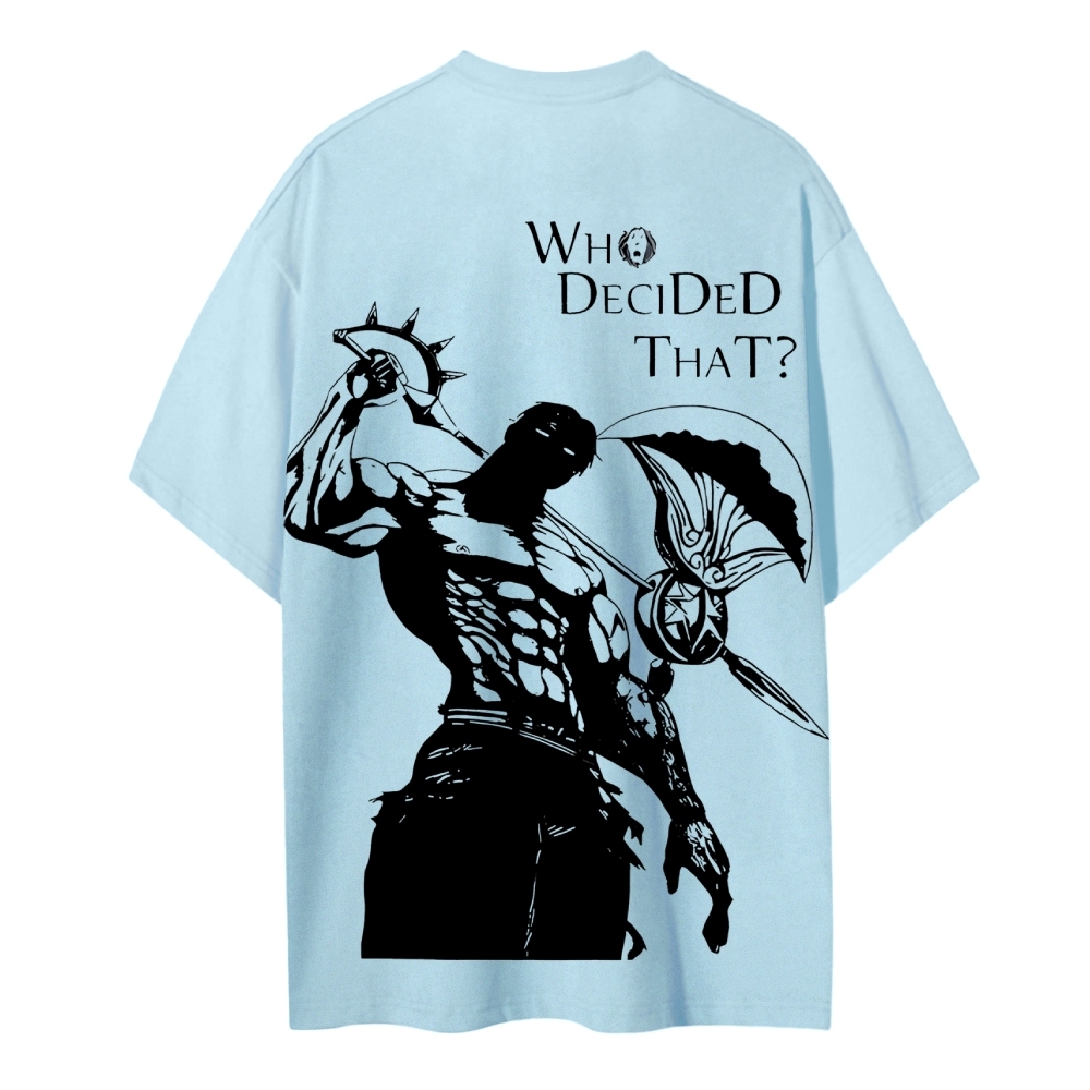 Seven Deadly Sins Escanor Printed Unisex Cotton T-Shirt