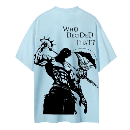 Seven Deadly Sins Escanor Printed Unisex Cotton T-Shirt