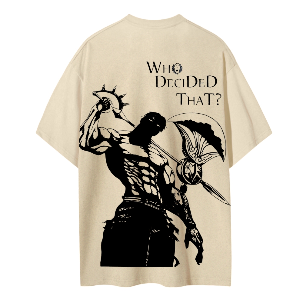 Seven Deadly Sins Escanor Printed Unisex Cotton T-Shirt