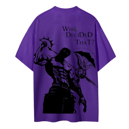 Seven Deadly Sins Escanor Printed Unisex Cotton T-Shirt