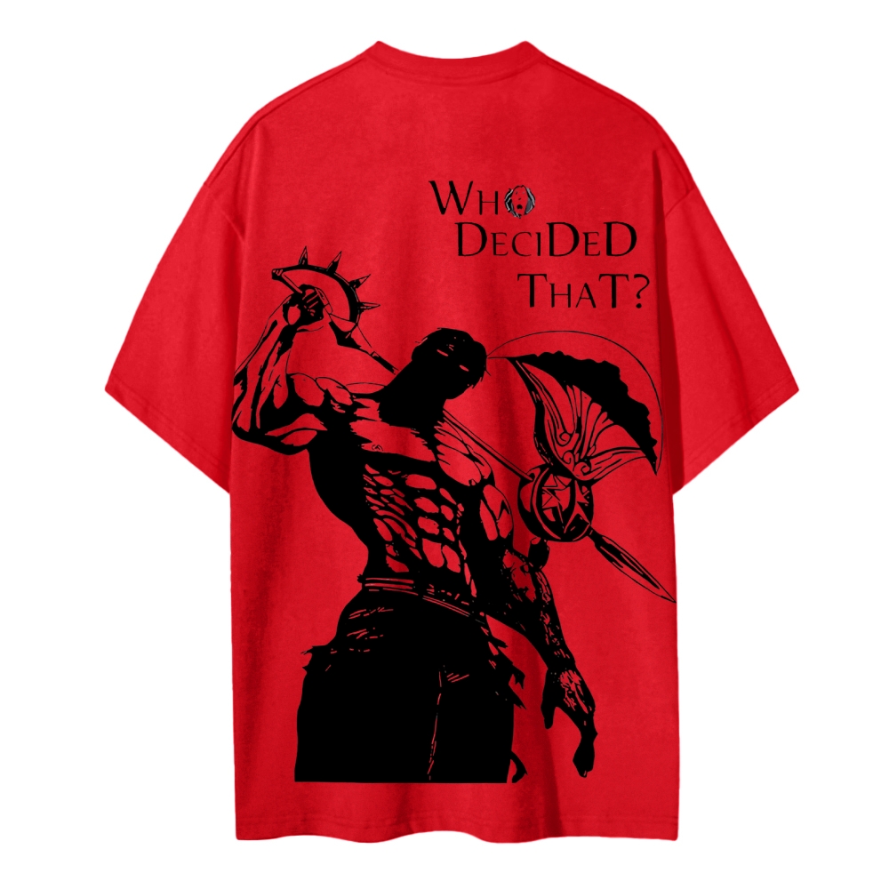 Seven Deadly Sins Escanor Printed Unisex Cotton T-Shirt