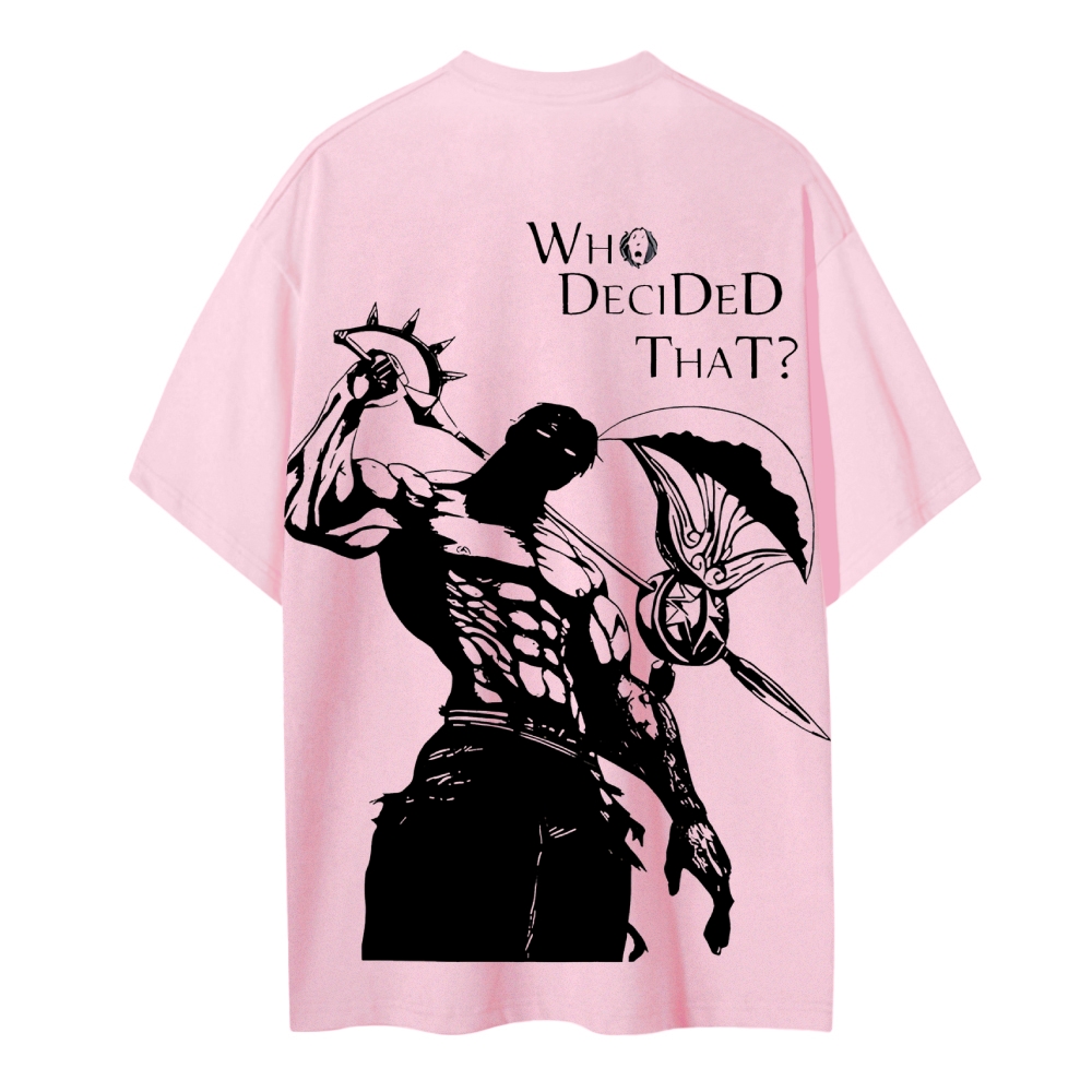 Seven Deadly Sins Escanor Printed Unisex Cotton T-Shirt