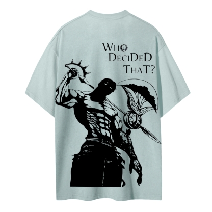 Seven Deadly Sins Escanor Printed Unisex Cotton T-Shirt