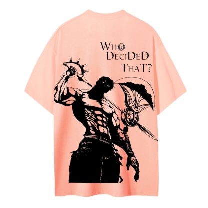 Seven Deadly Sins Escanor Printed Unisex Cotton T-Shirt