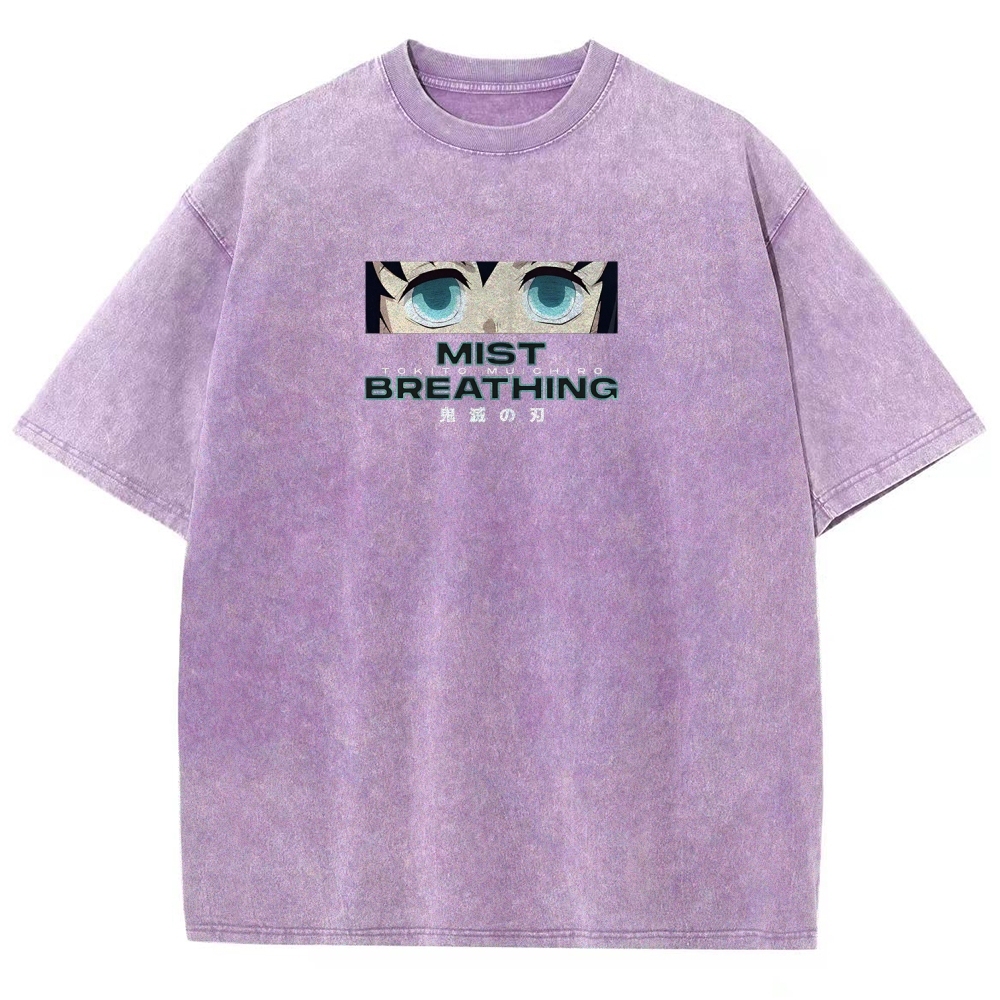 Muichiro Tokito Unisex Fit Washed T-Shirt | Demon Slayer 