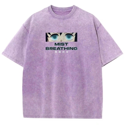 Muichiro Tokito Unisex Fit Washed T-Shirt | Demon Slayer 