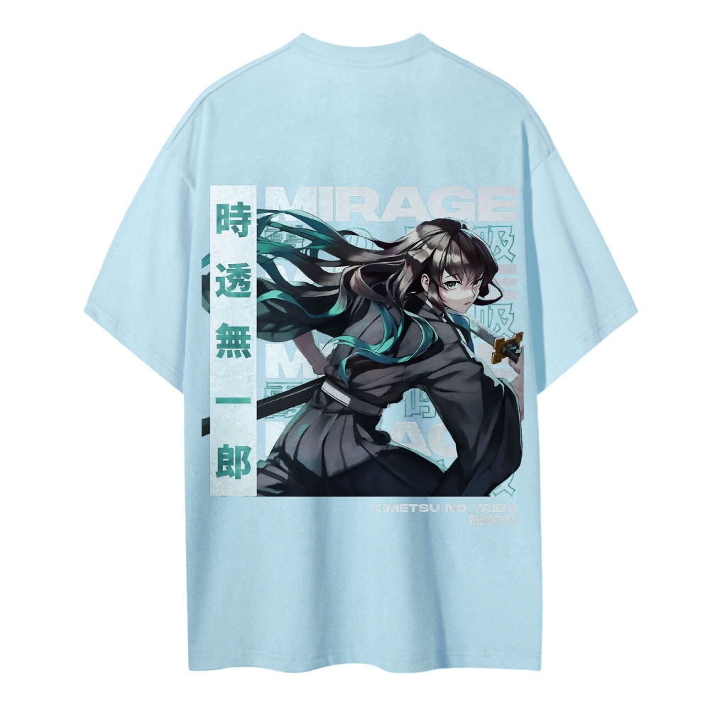 Muichiro Tokito Unisex Fit Cotton T-Shirt | Demon Slayer 