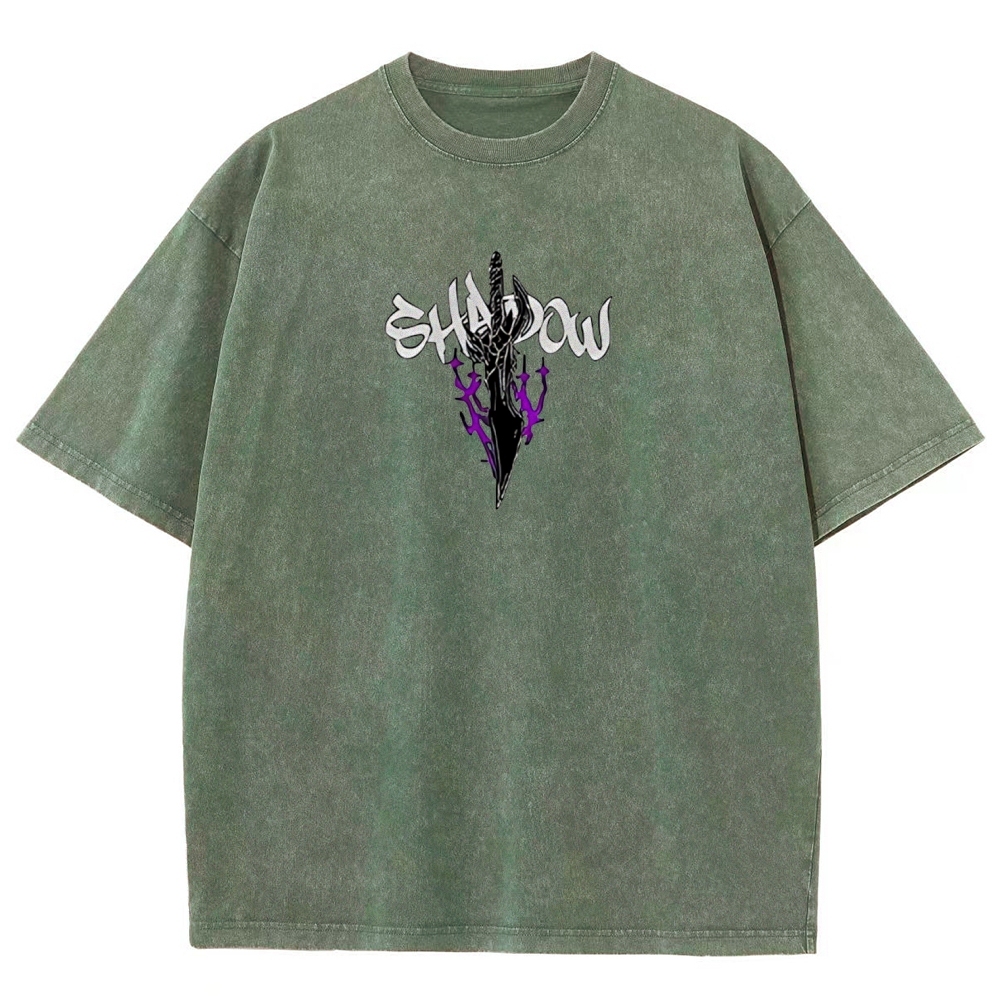 Sung Jinwoo Vintage Unisex Washed T-Shirt | Solo Leveling 