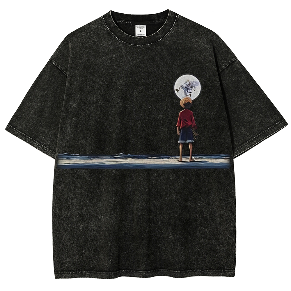 One Piece JoyBoy Gear 5 Printed Unisex Washed T-Shirt