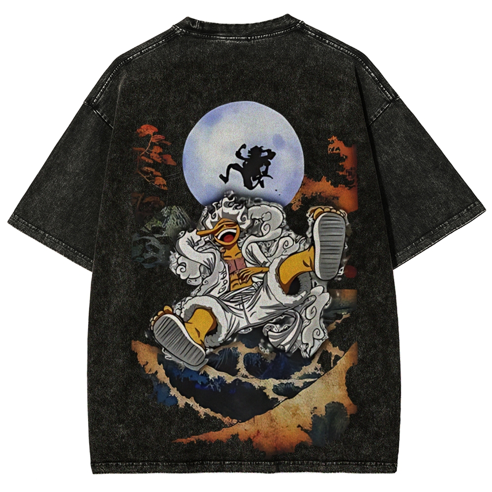 One Piece JoyBoy Gear 5 Printed Unisex Washed T-Shirt