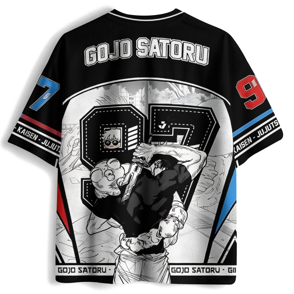 Jujutsu Kaisen Anime Mesh Jersey Shirts 