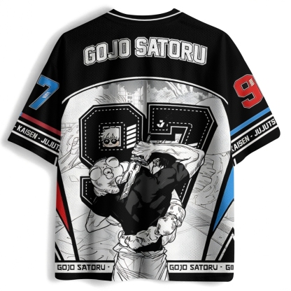 Jujutsu Kaisen Anime Mesh Jersey Shirts 