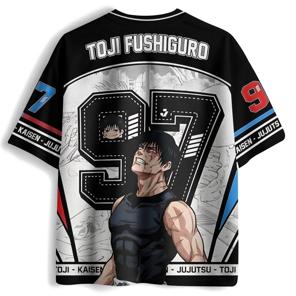 Jujutsu Kaisen Anime Mesh Jersey Shirts 