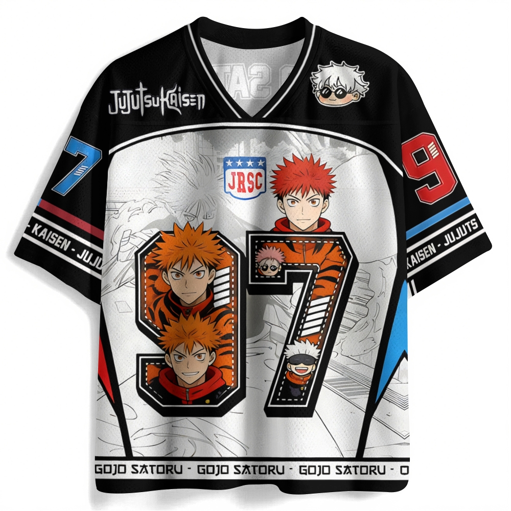 Jujutsu Kaisen Anime Mesh Jersey Shirts 