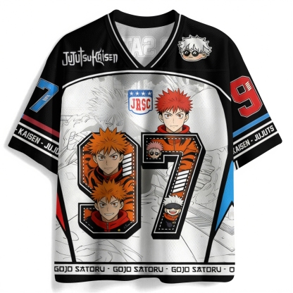 Jujutsu Kaisen Anime Mesh Jersey Shirts 