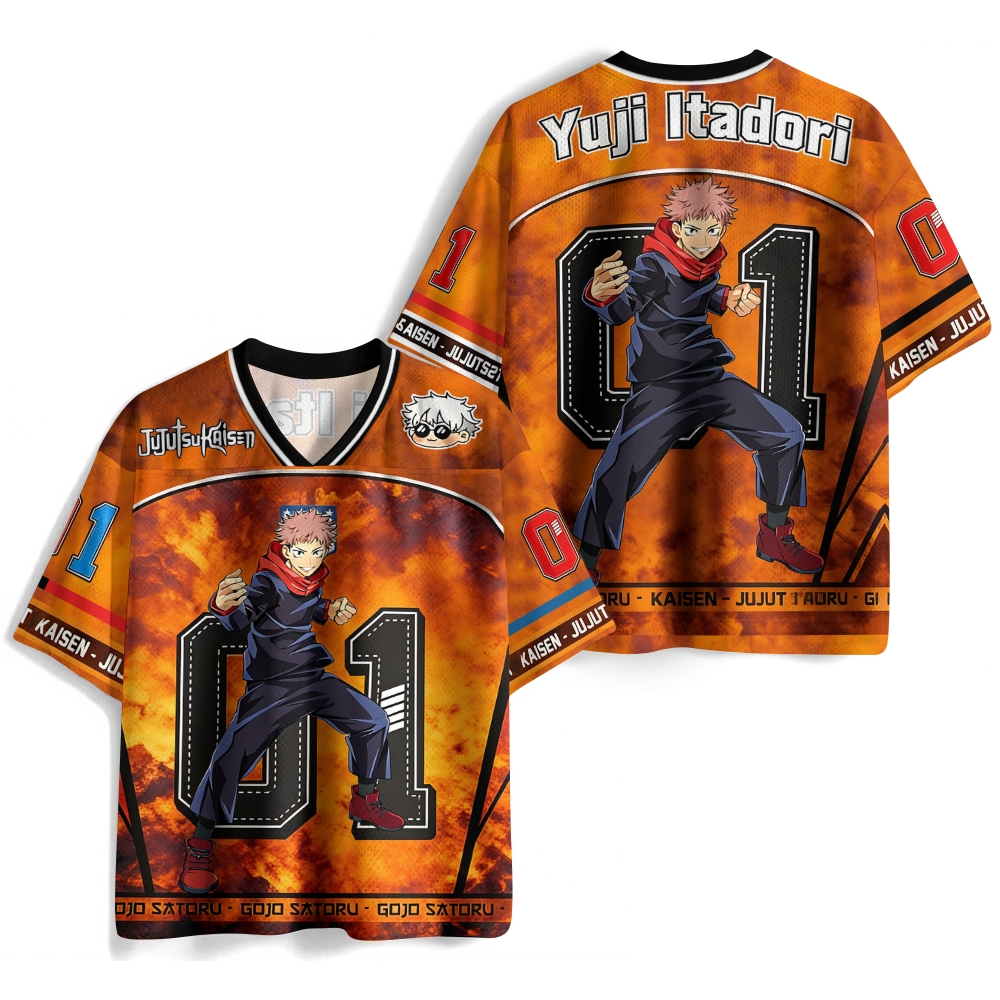 Jujutsu Kaisen Anime Mesh Jersey Shirts 