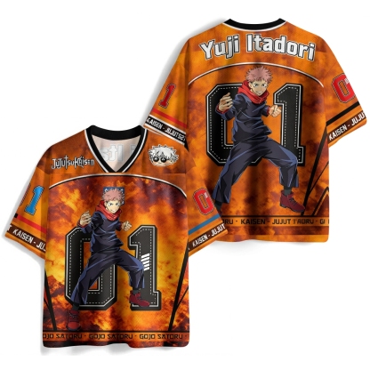 Jujutsu Kaisen Anime Mesh Jersey Shirts 