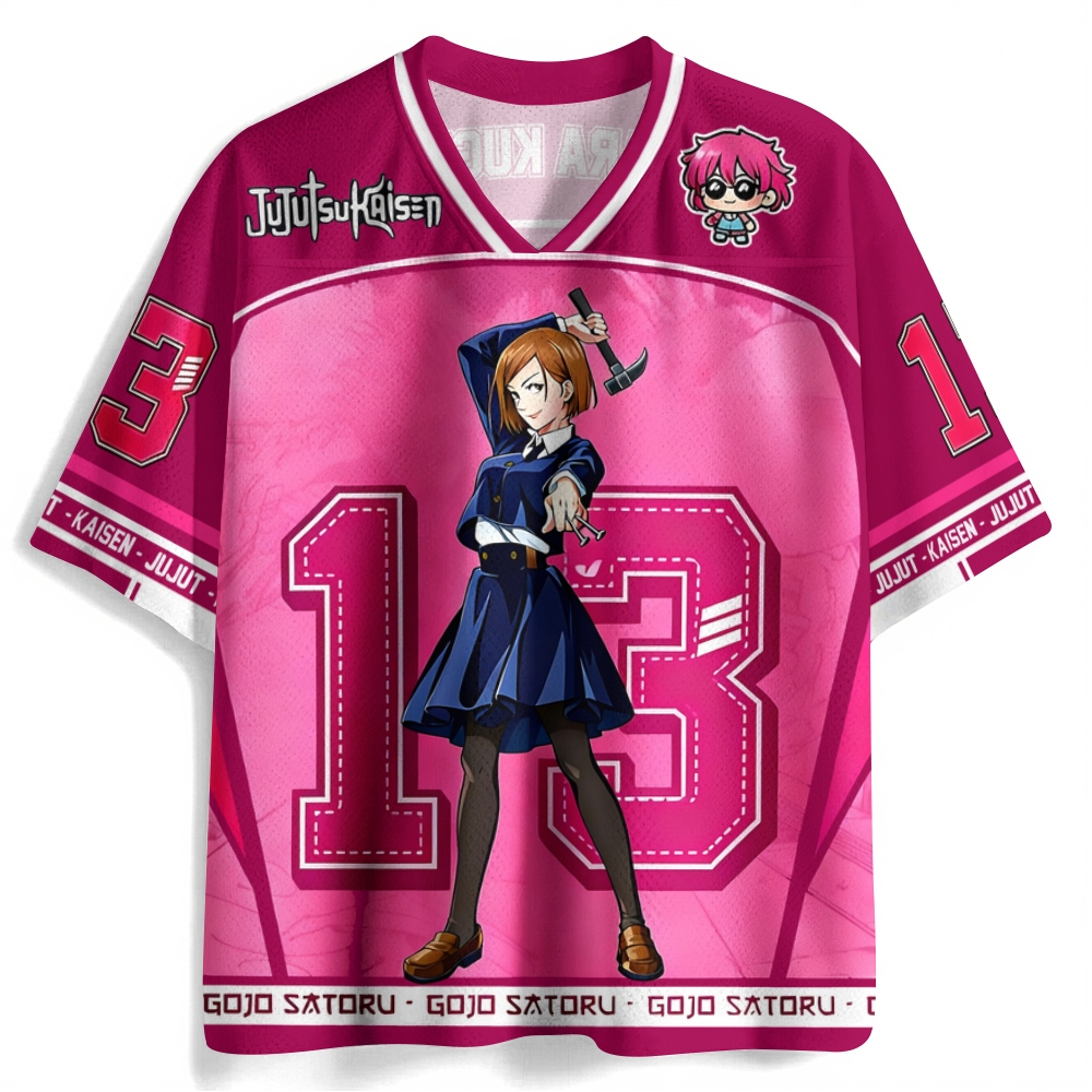 Jujutsu Kaisen Anime Mesh Jersey Shirts 