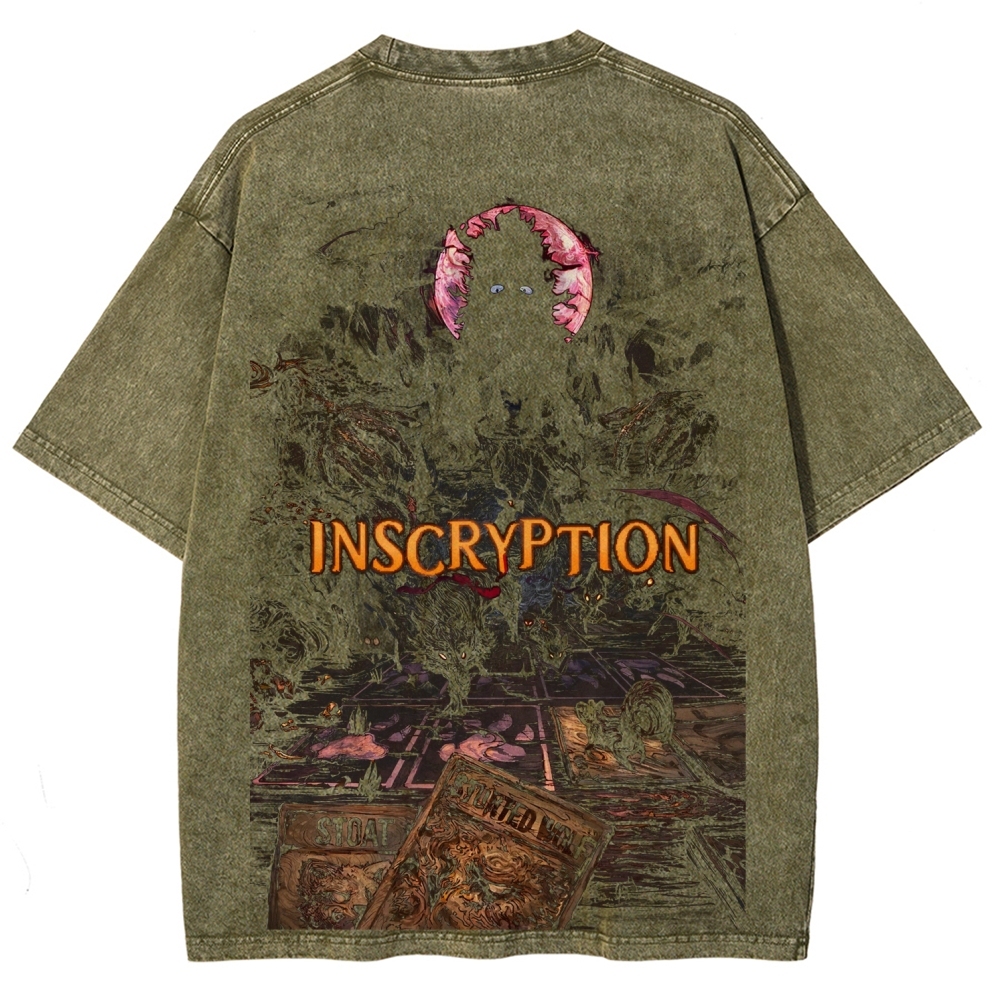 Inscryption Unisex Fit Washed T-Shirt 2602002751
