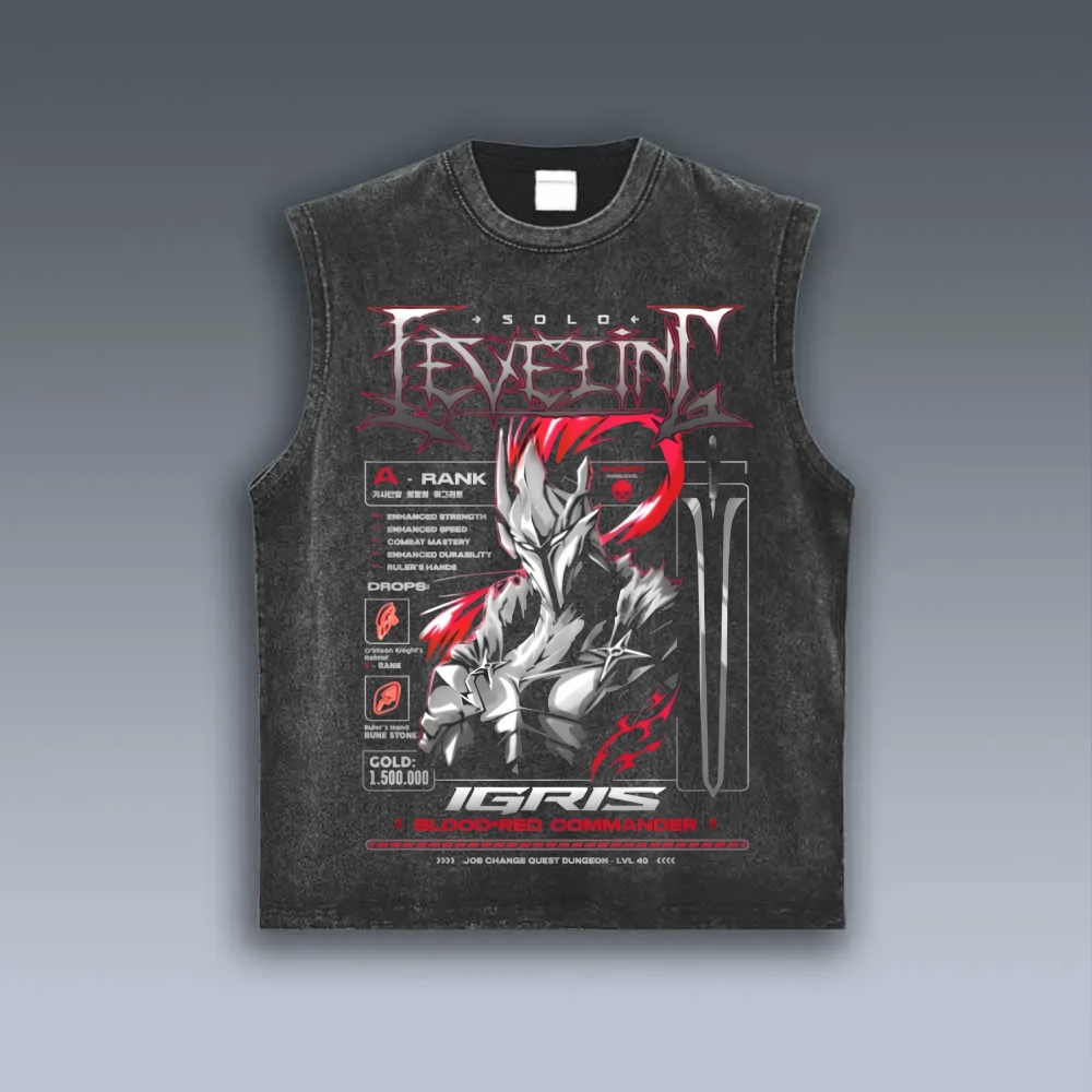 VINTAGE TANK TOP | Solo Leveling