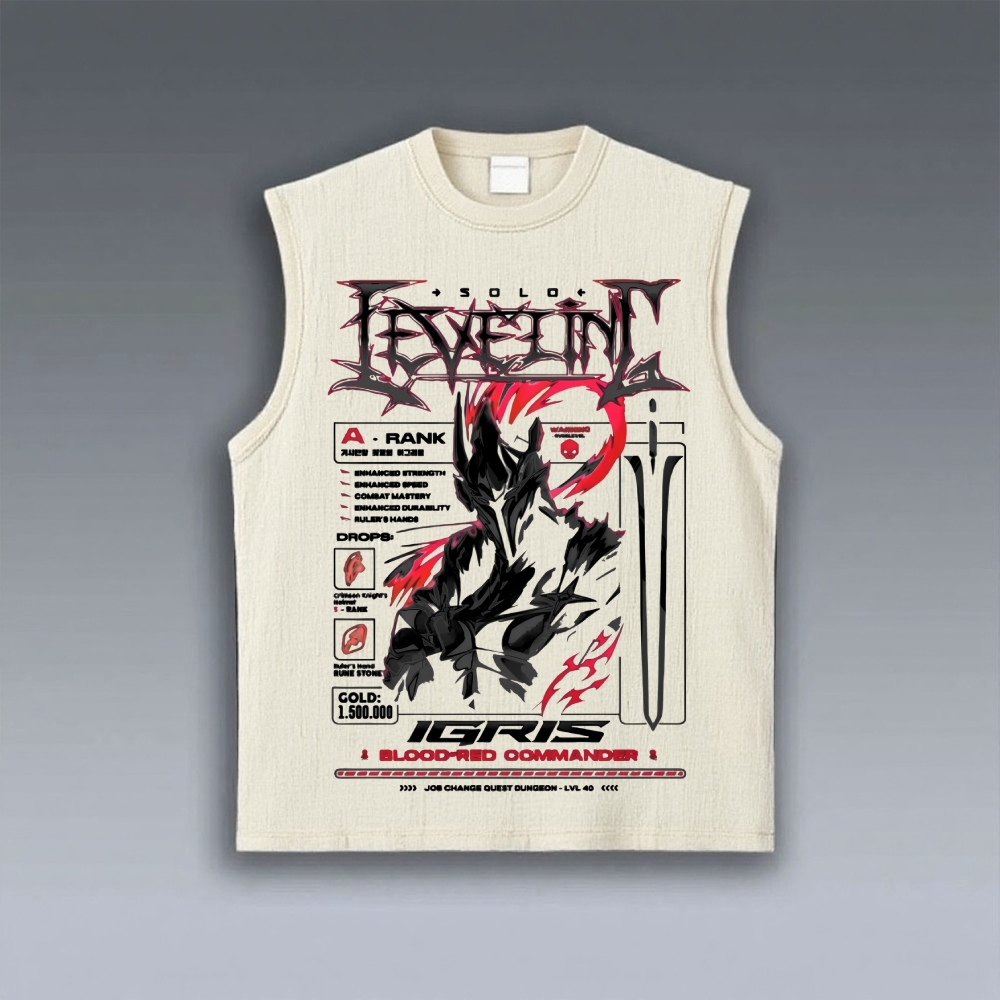 VINTAGE TANK TOP | Solo Leveling