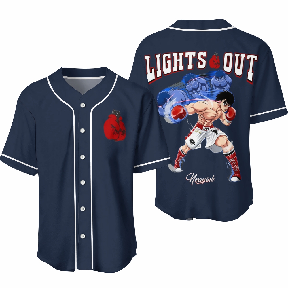 Hajime no Ippo Anime Baseball Jersey