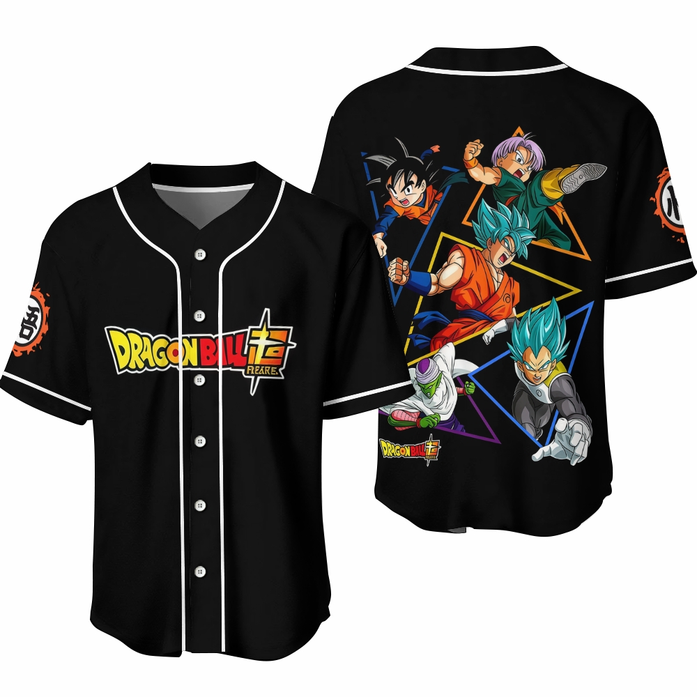 Dragon Ball Anime Baseball Jersey