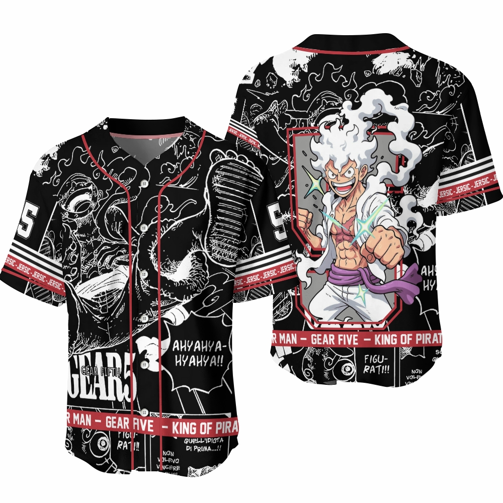 One Piece Anime Baseball Jersey