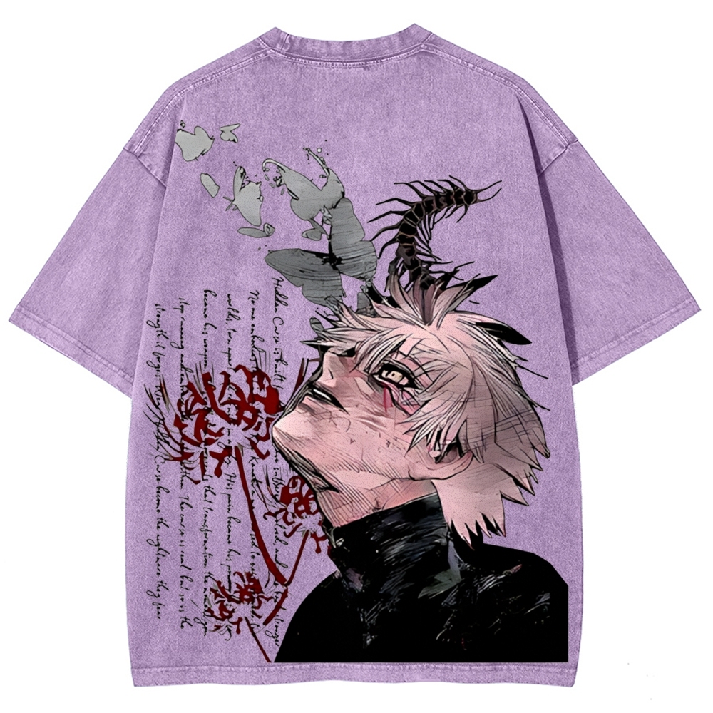 Ken Kaneki Vintage Unisex Washed T-shirt | Tokyo Ghoul 