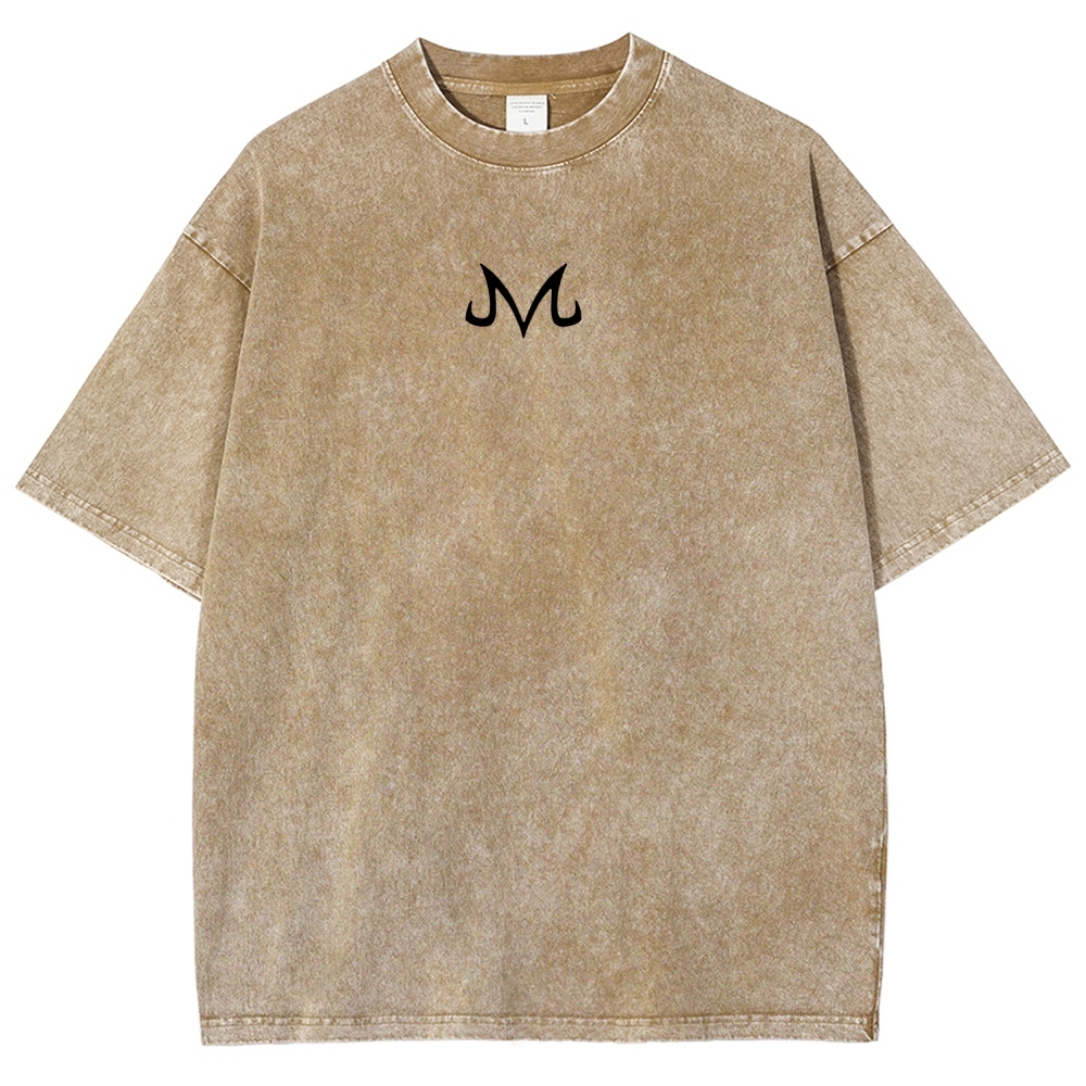 Retro Limited Vegeta Dragon Ball Oversize Washed T-Shirt