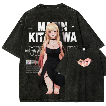 MARIN Unisex Fit Washed T-Shirt | My Dress-Up Darling 