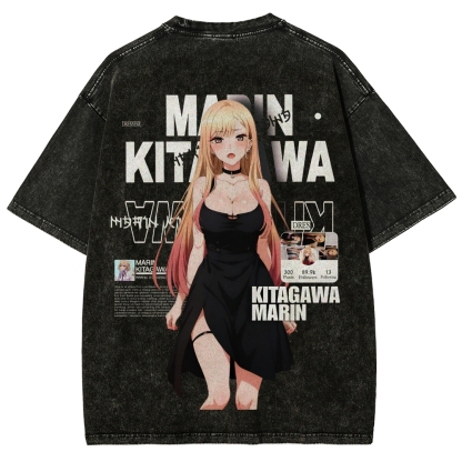 MARIN Unisex Fit Washed T-Shirt | My Dress-Up Darling 